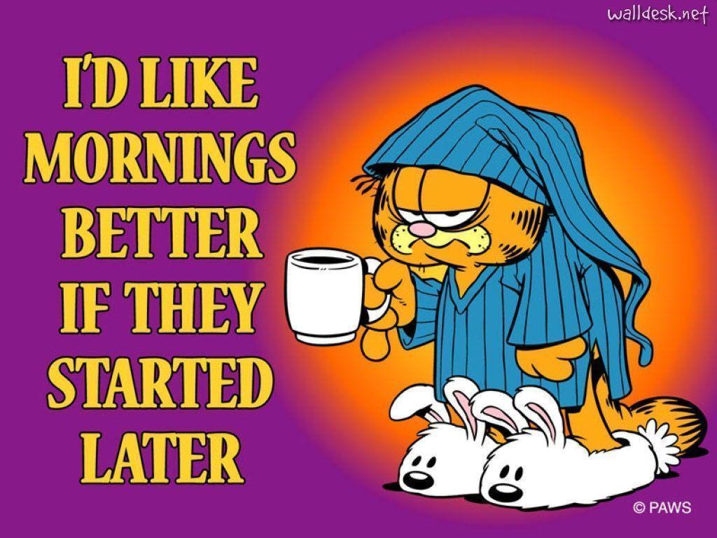 Mornings to Desktop Garfield Drawings, photo