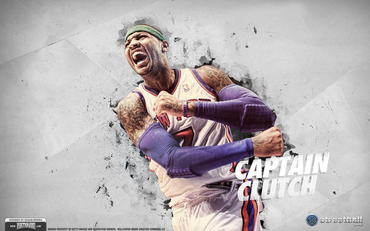 Carmelo Anthony Knicks HD Clutch Wallpaper