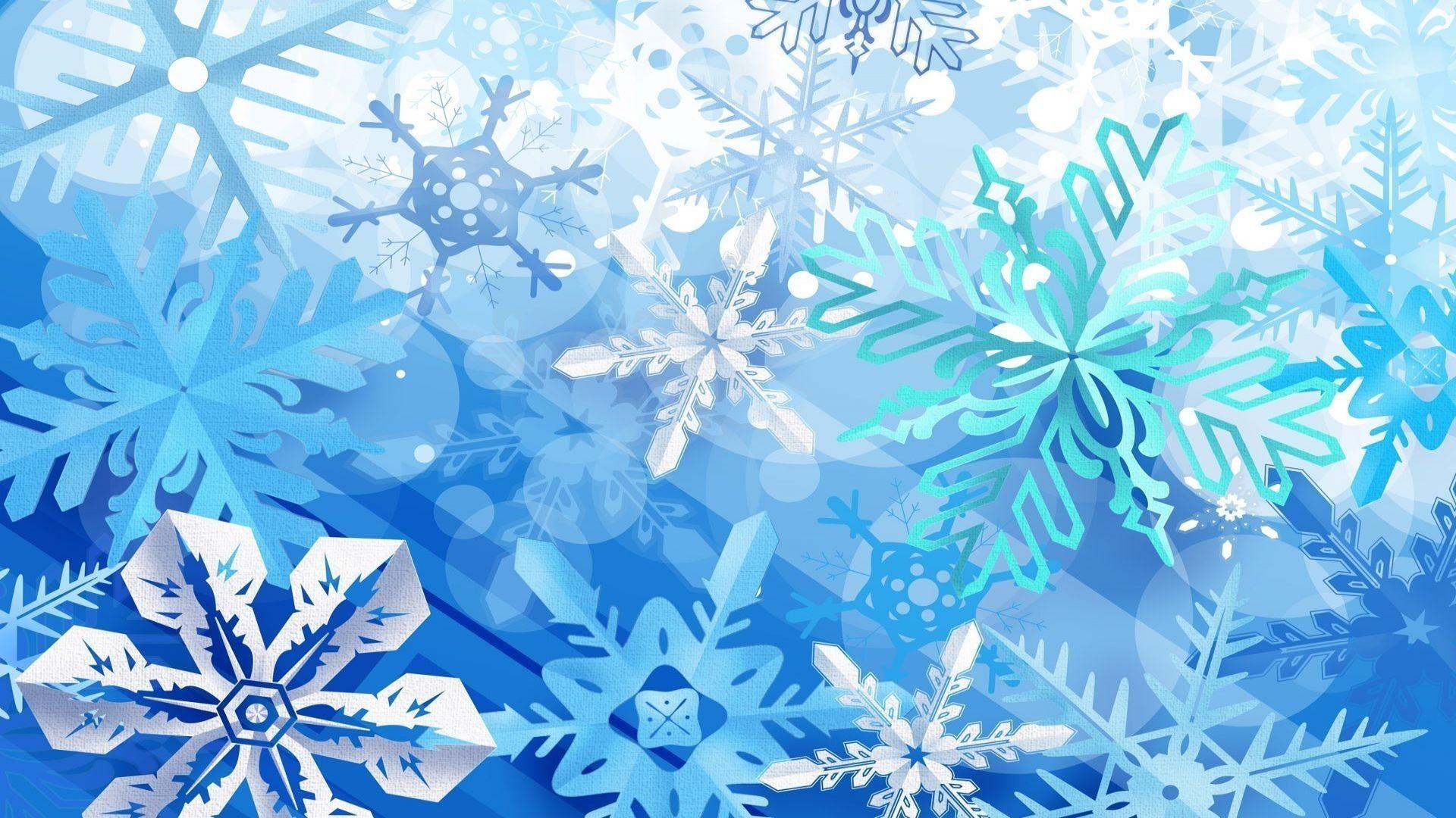 Christmas Snowing Background