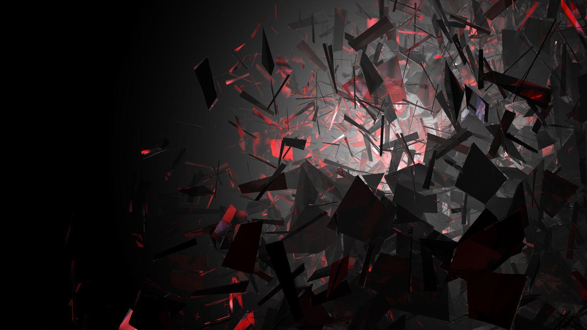 Wallpaper For > Black Abstract Wallpaper 1920x1080