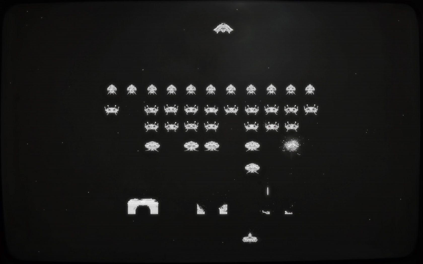 Retro: Space Invaders desktop PC and Mac wallpaper