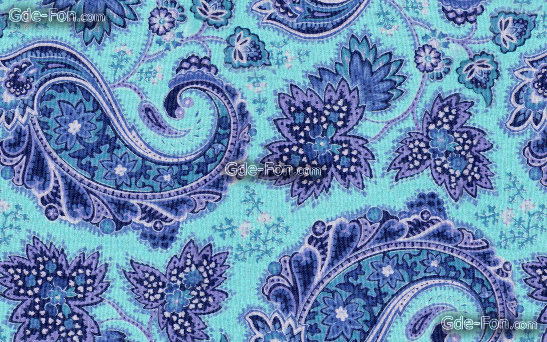Download wallpaper blue, blue, background, Indian pattern free
