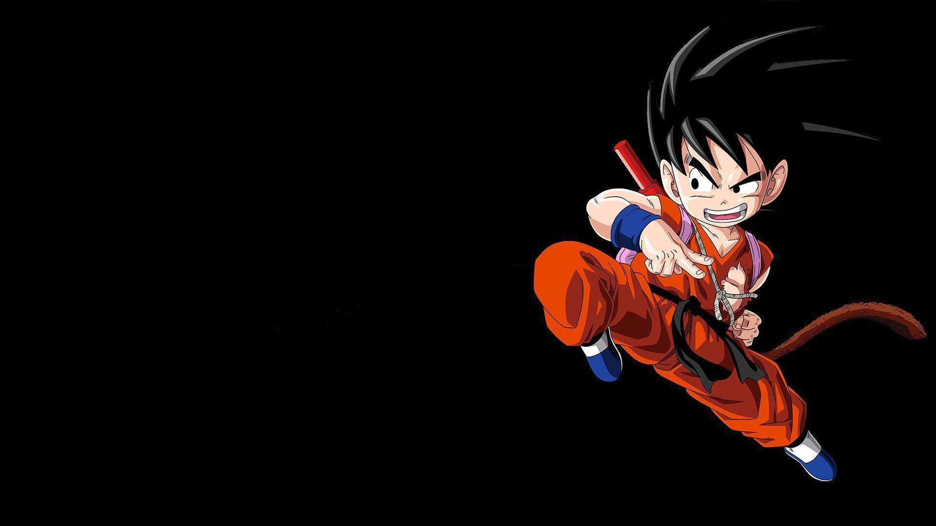 Young Goku in Anime