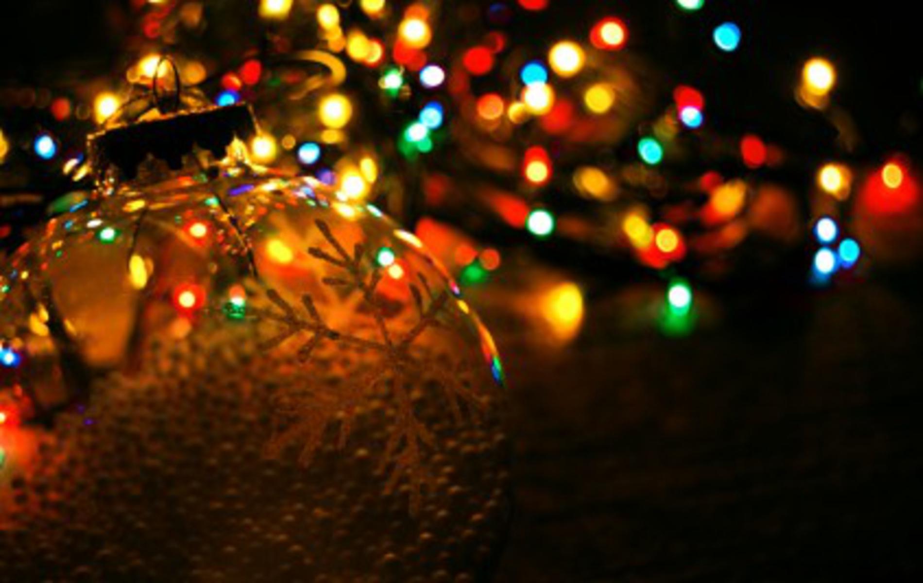 christmas and happy new year christmas ball free background