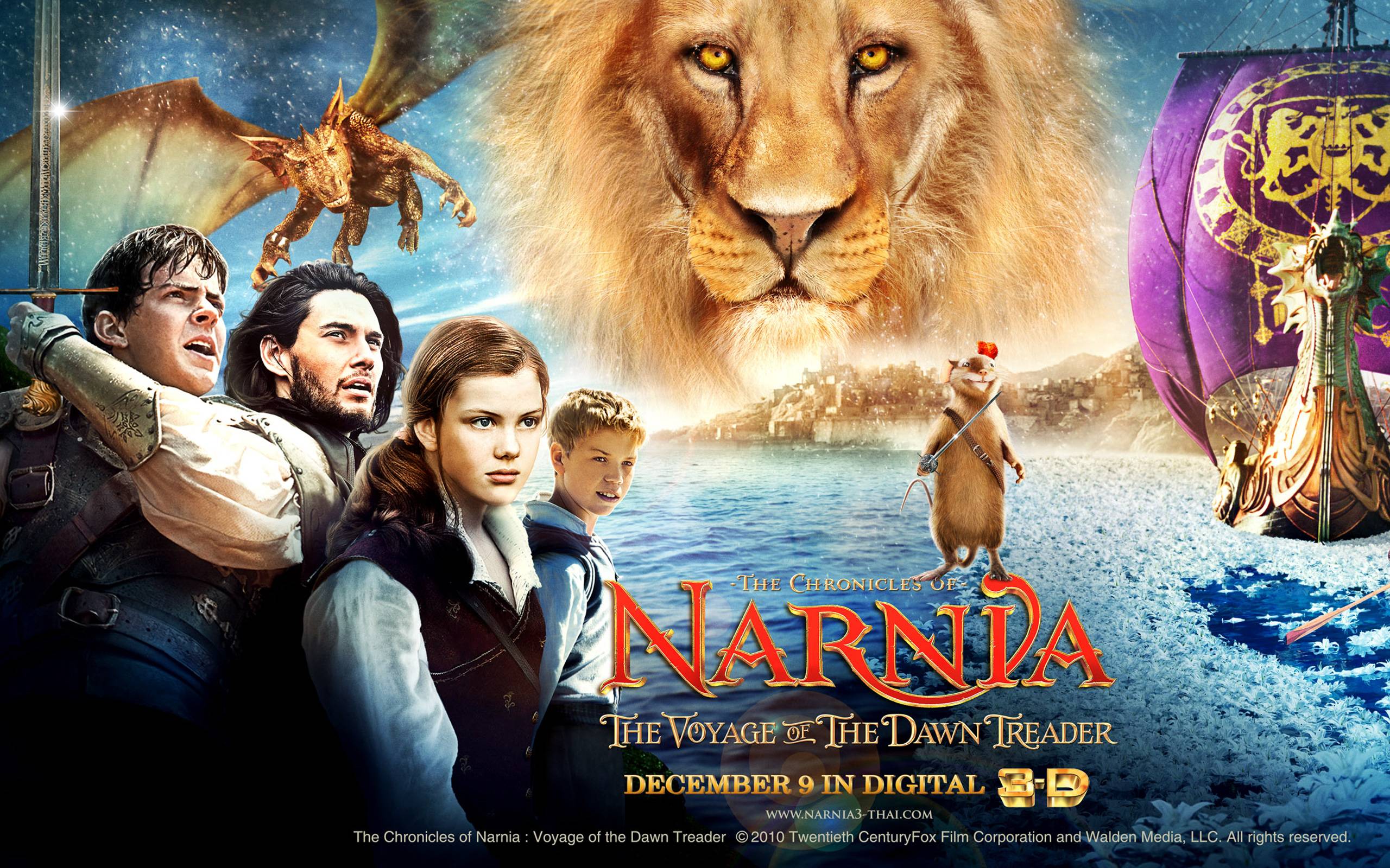 The Chronicles of Narnia Voyage of the Dawn Treader Wallpaper