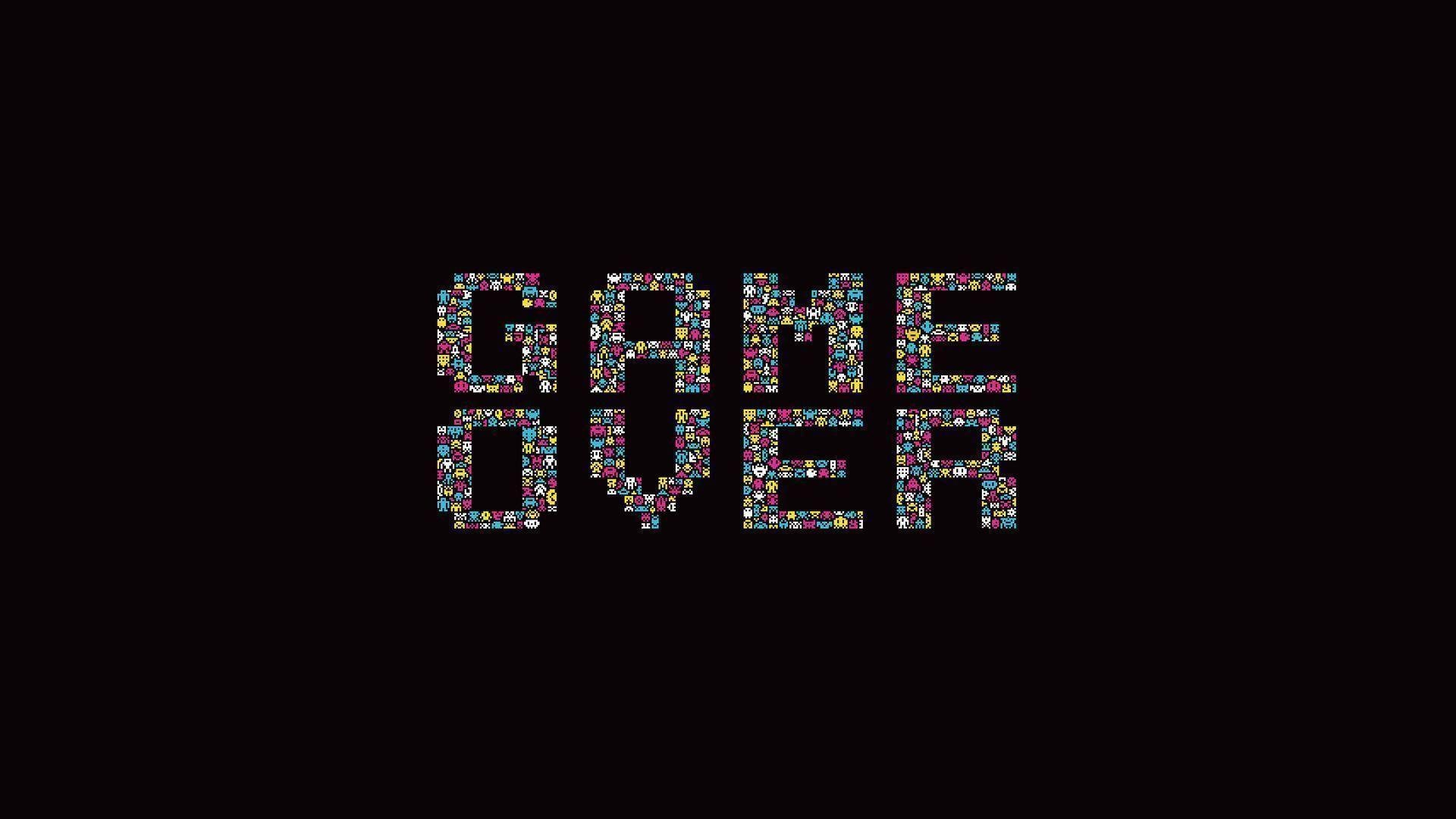 Обои на телефон game over