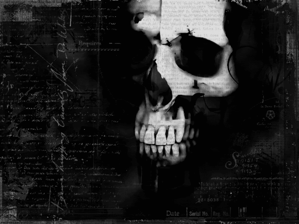 Skull Wallpaper Gif By Sensual Vampire
