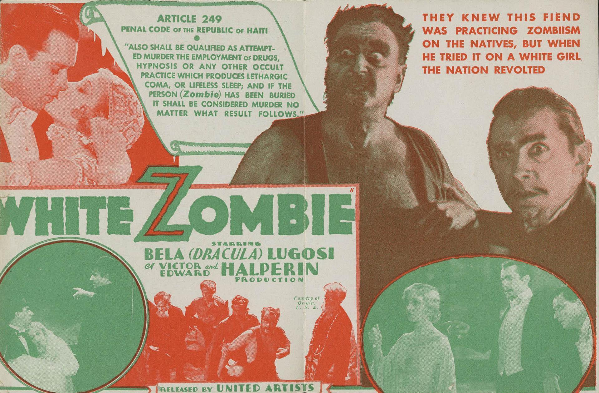 White Zombie 1930s Movie Posters Wallpaper Image