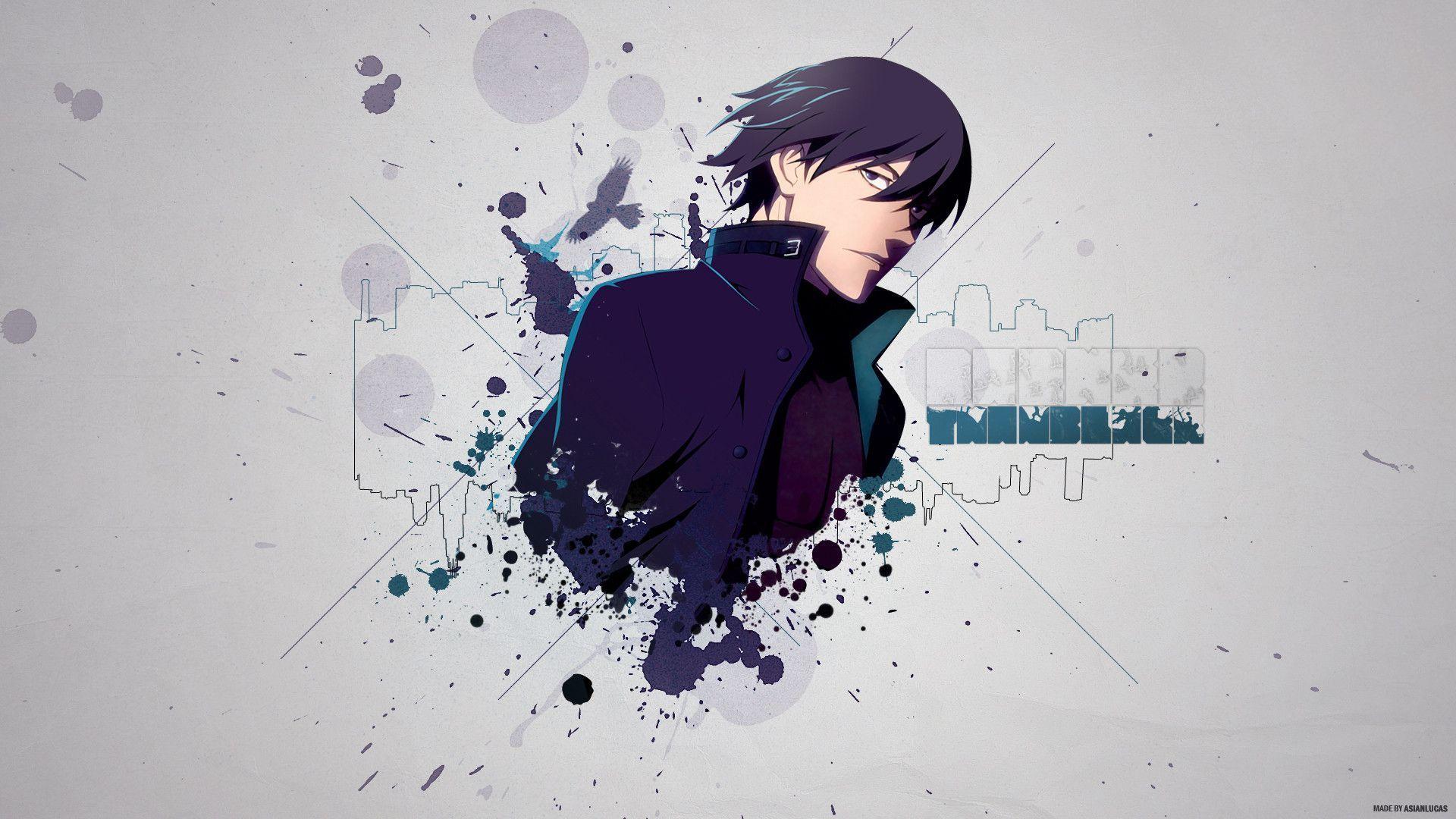 Hei Anime, Darker Than Black Background, black Hair, manga, computer  Wallpaper png