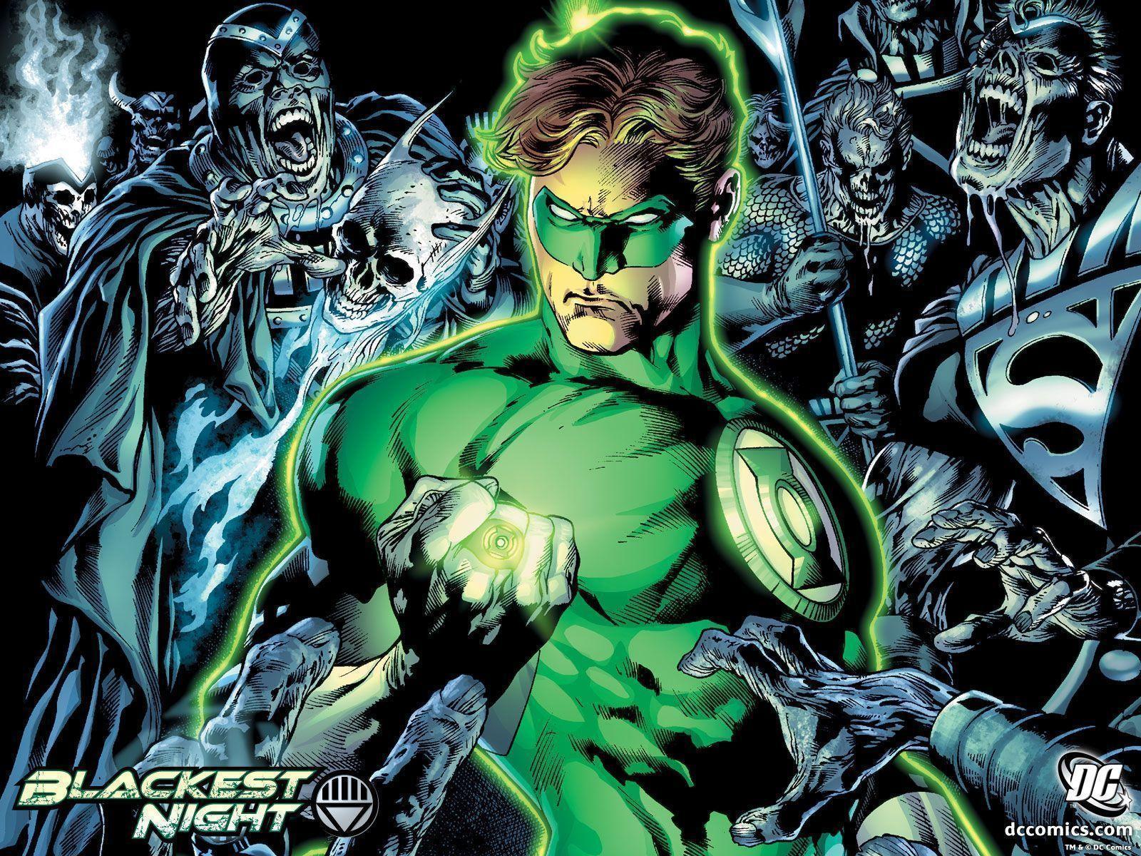 Green Lantern background. DC Comics wallpaper