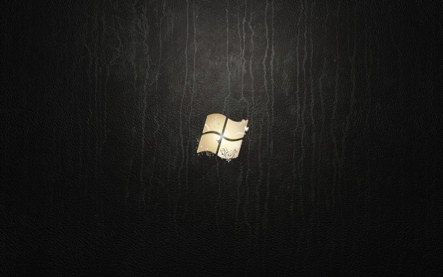 image For > Windows 7 HD Wallpaper Black