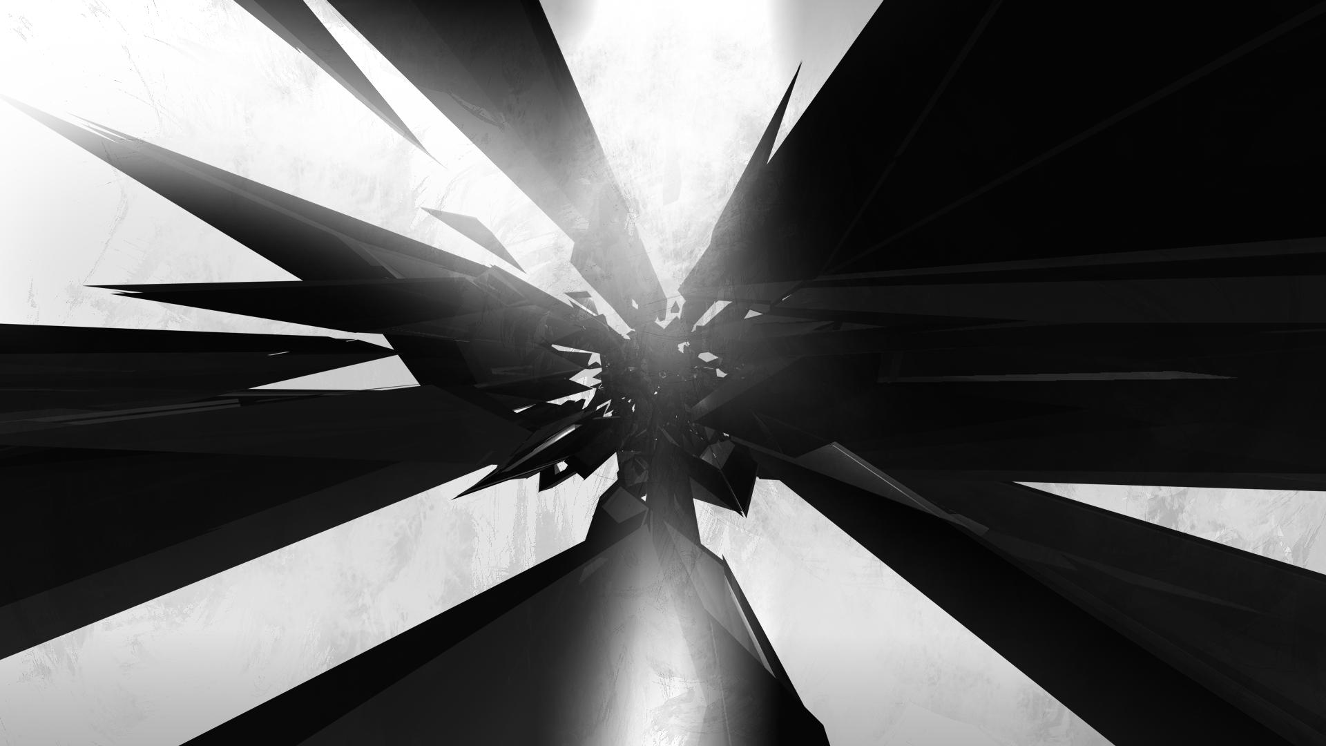 Black And White Abstract Wallpaper. High Definition Wallpaper