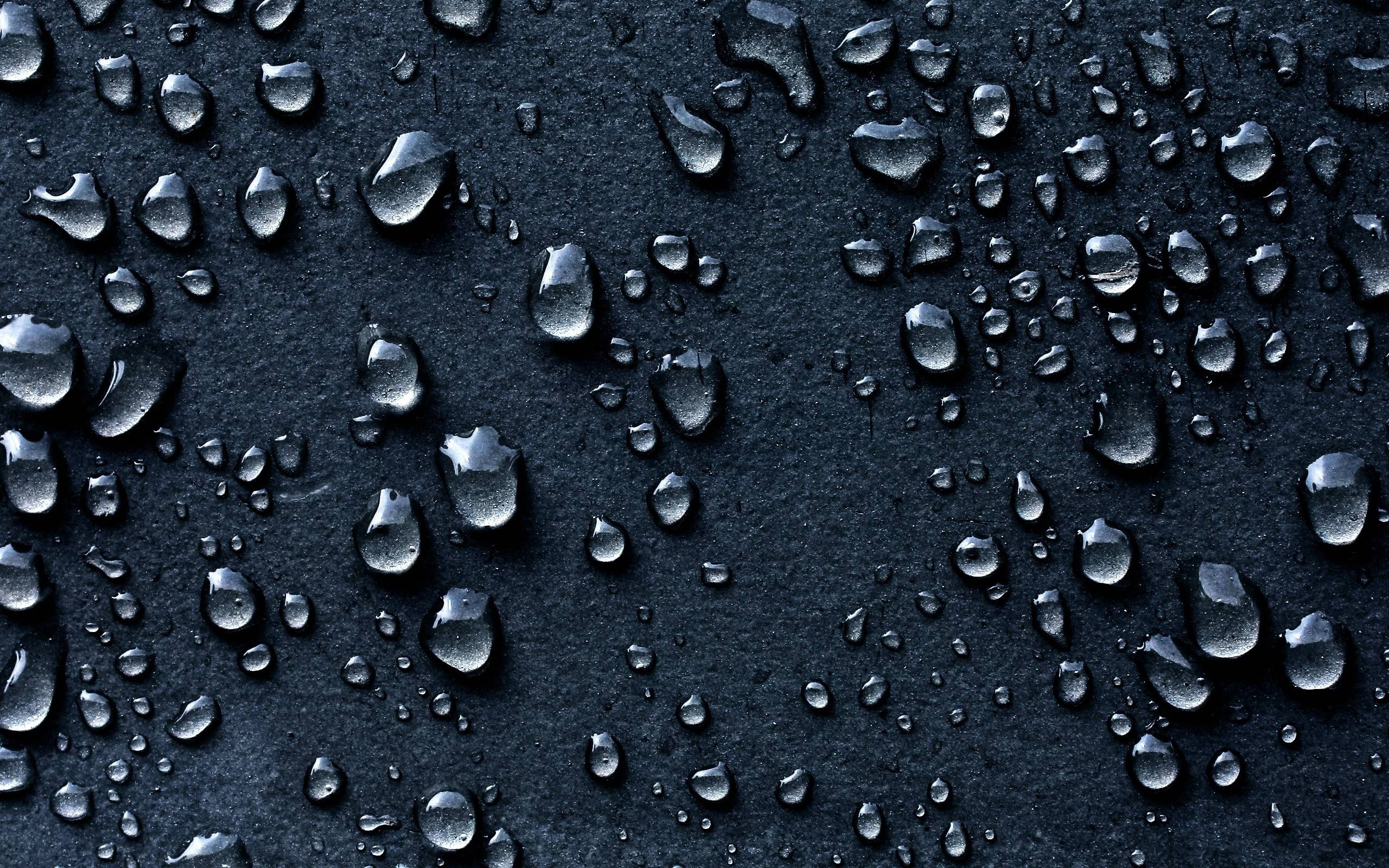 Water Drops Dark Background Iphone Panoramic. Fønix