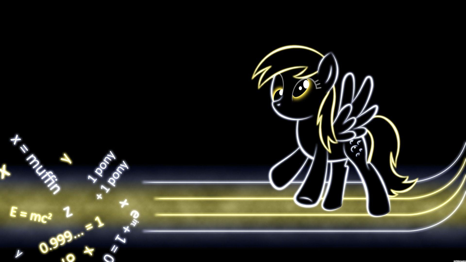 Glowing Derpy Wallpaper Little Pony Friendship is Magic
