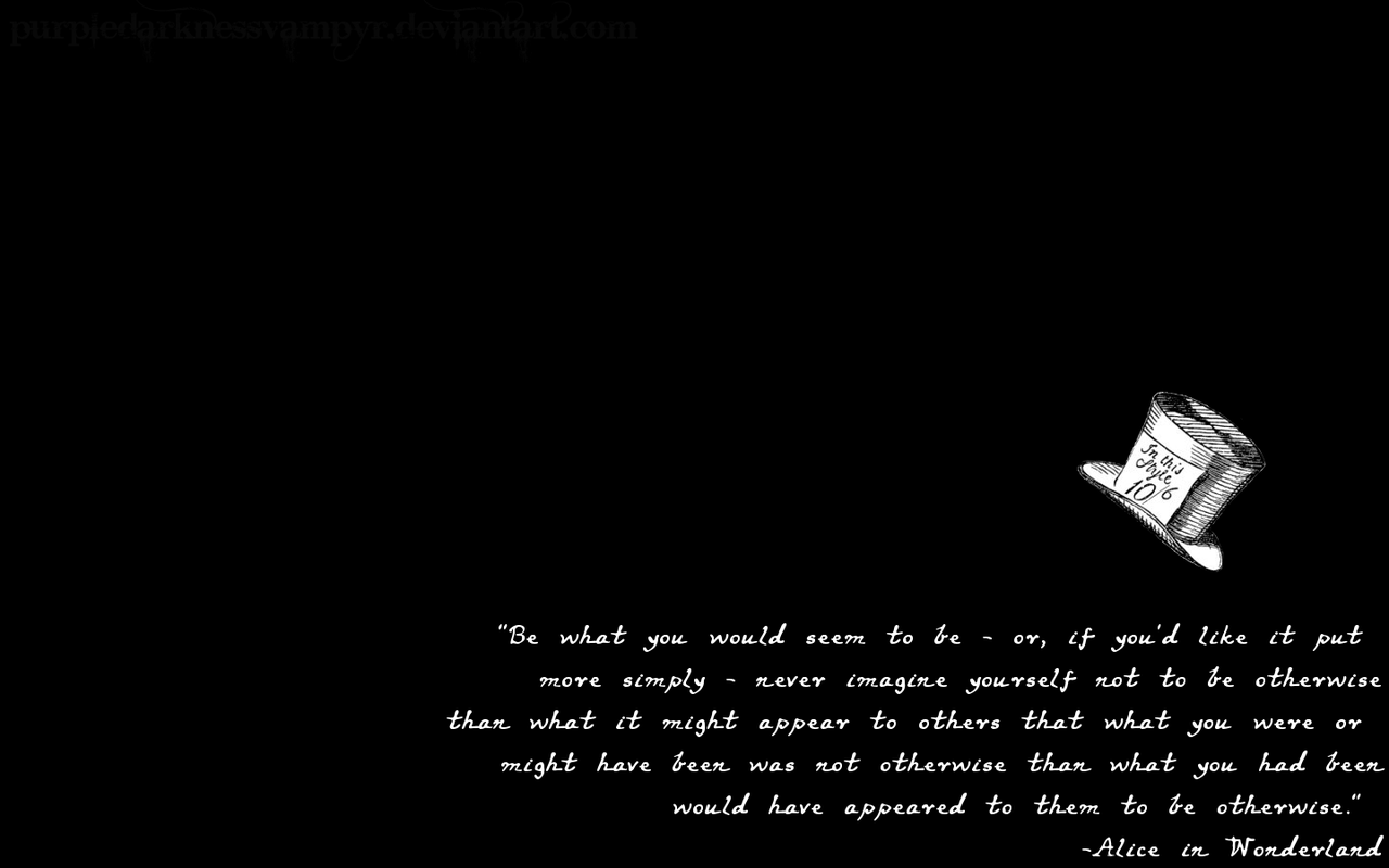 Alice Quote Background