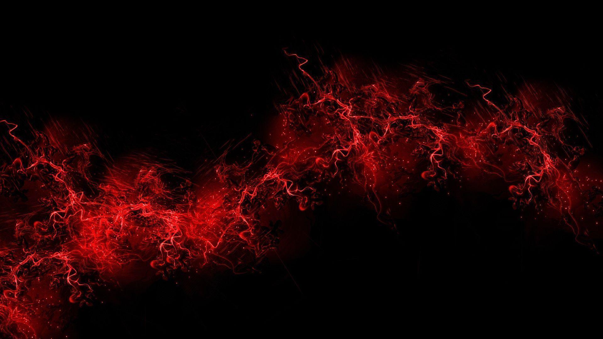 Black Background Red Color Paint Explosion Burst X Wallpaper
