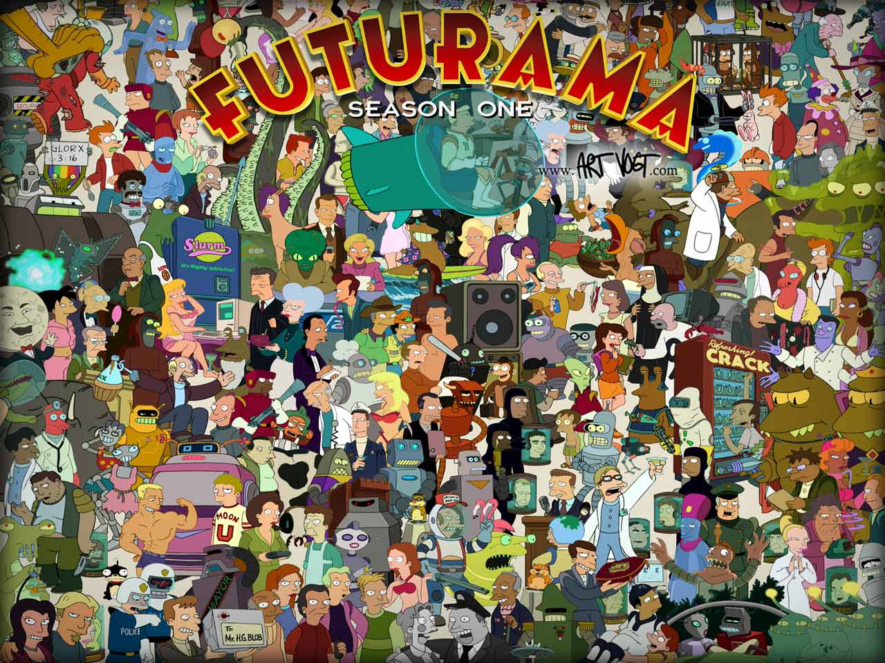 Futurama Wallpaper. HD Wallpaper Base
