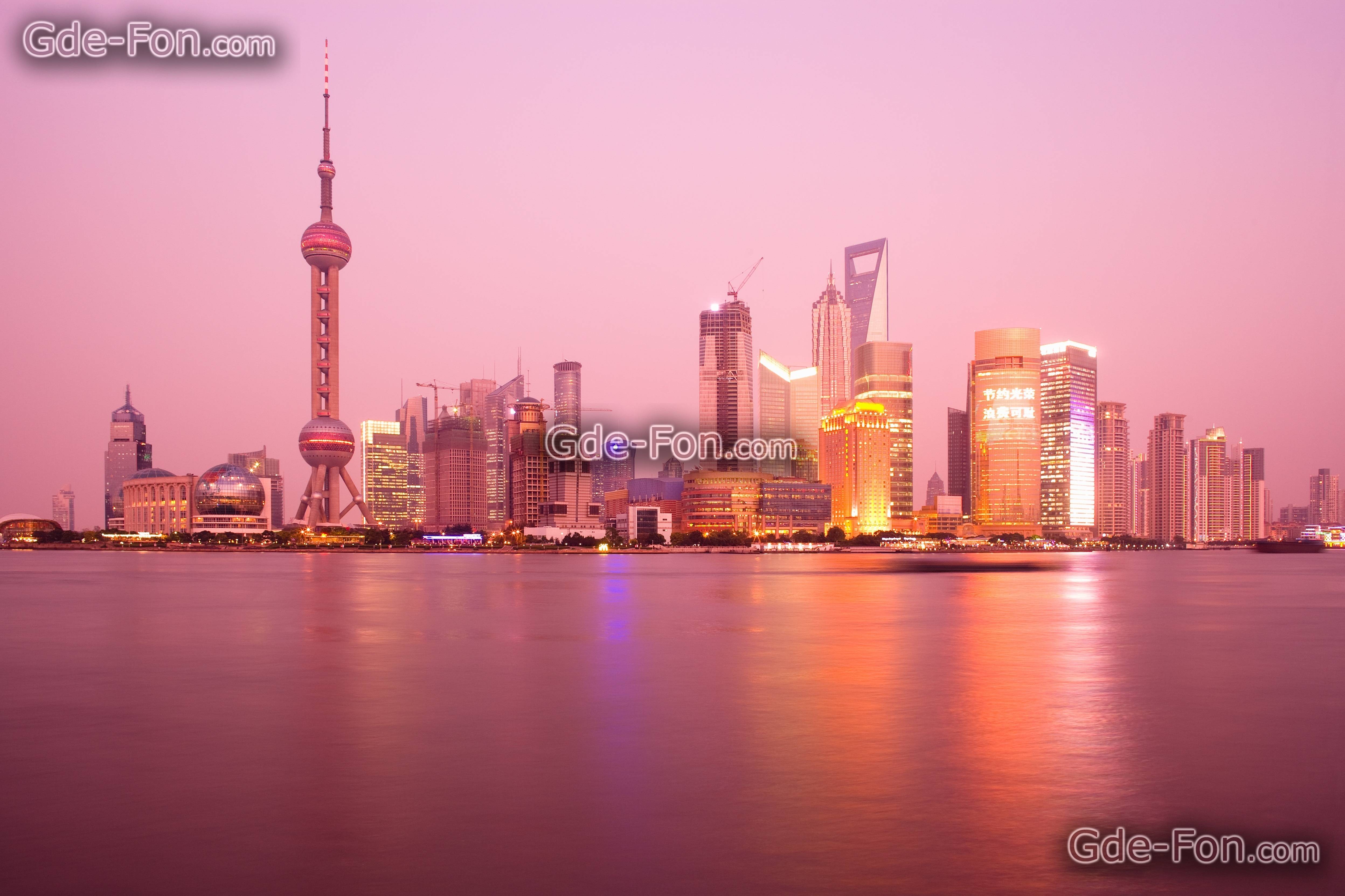 Download wallpaper evening, large, техно, City free desktop
