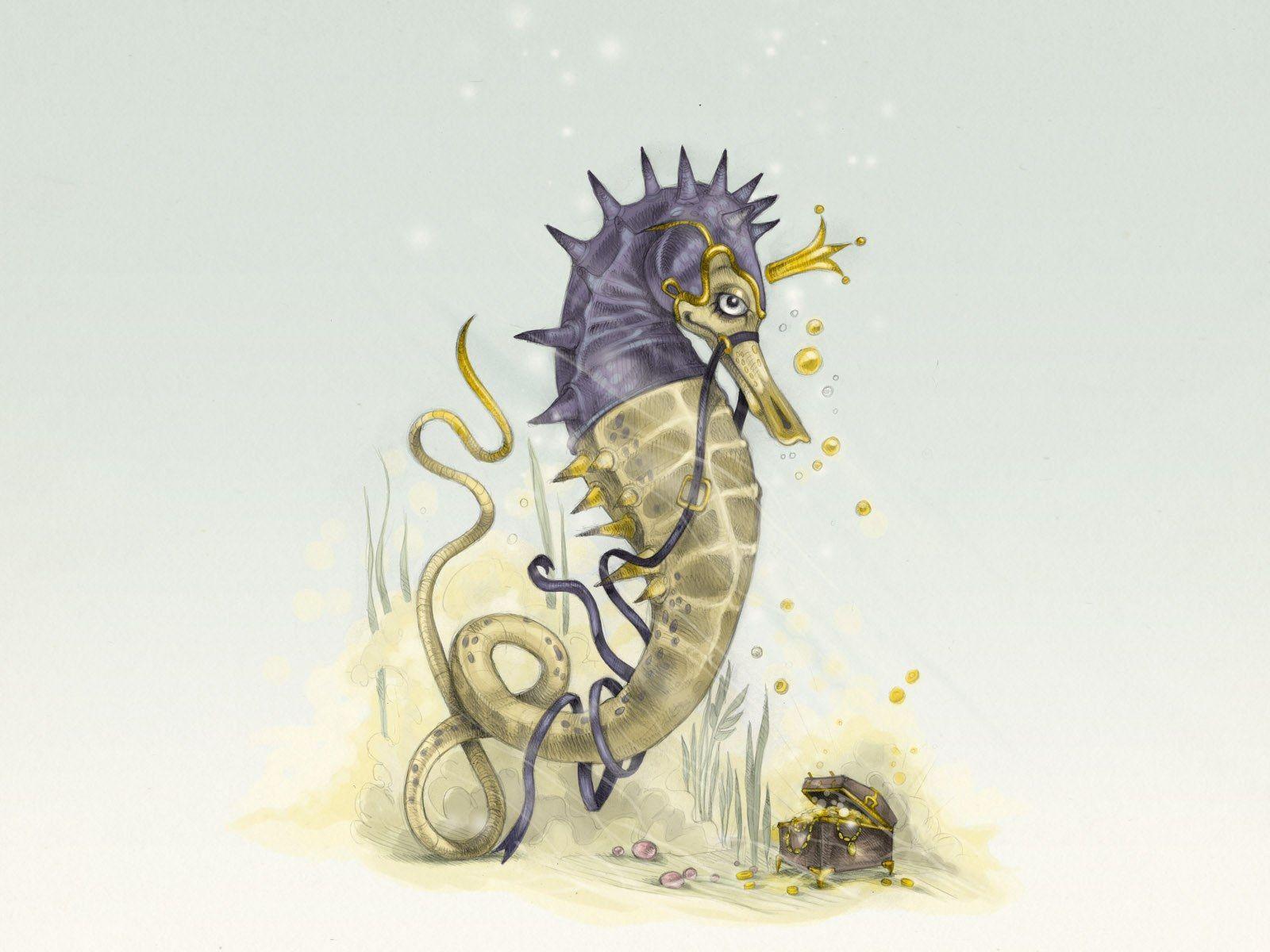 Love U Wallpaper: seahorse picture