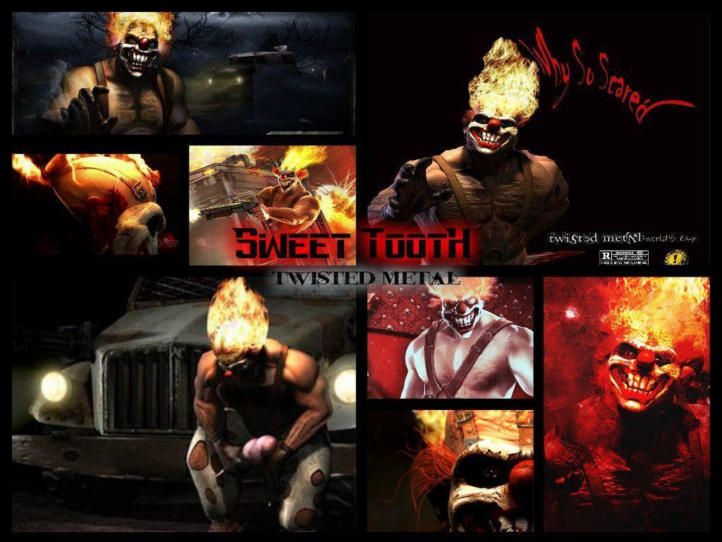 image For > Twisted Metal Black Sweet Tooth Wallpaper
