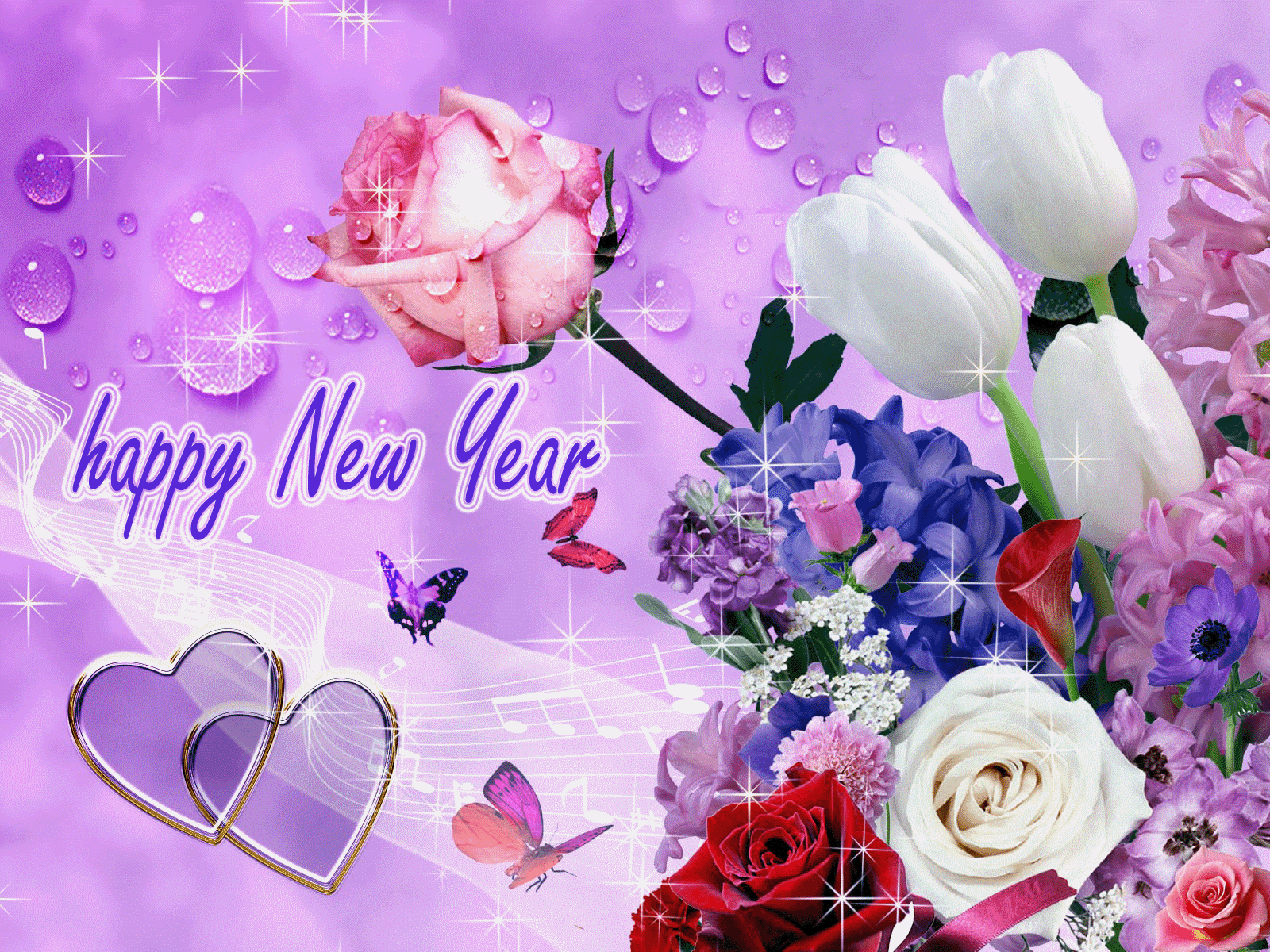 Happy new year collection wallpaper gif