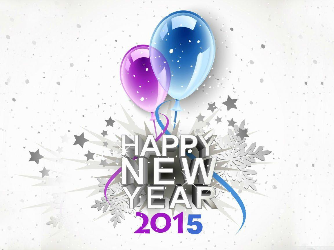 3D Happy New Year 2015 Dekstop HD Wallpaper Wallpaper