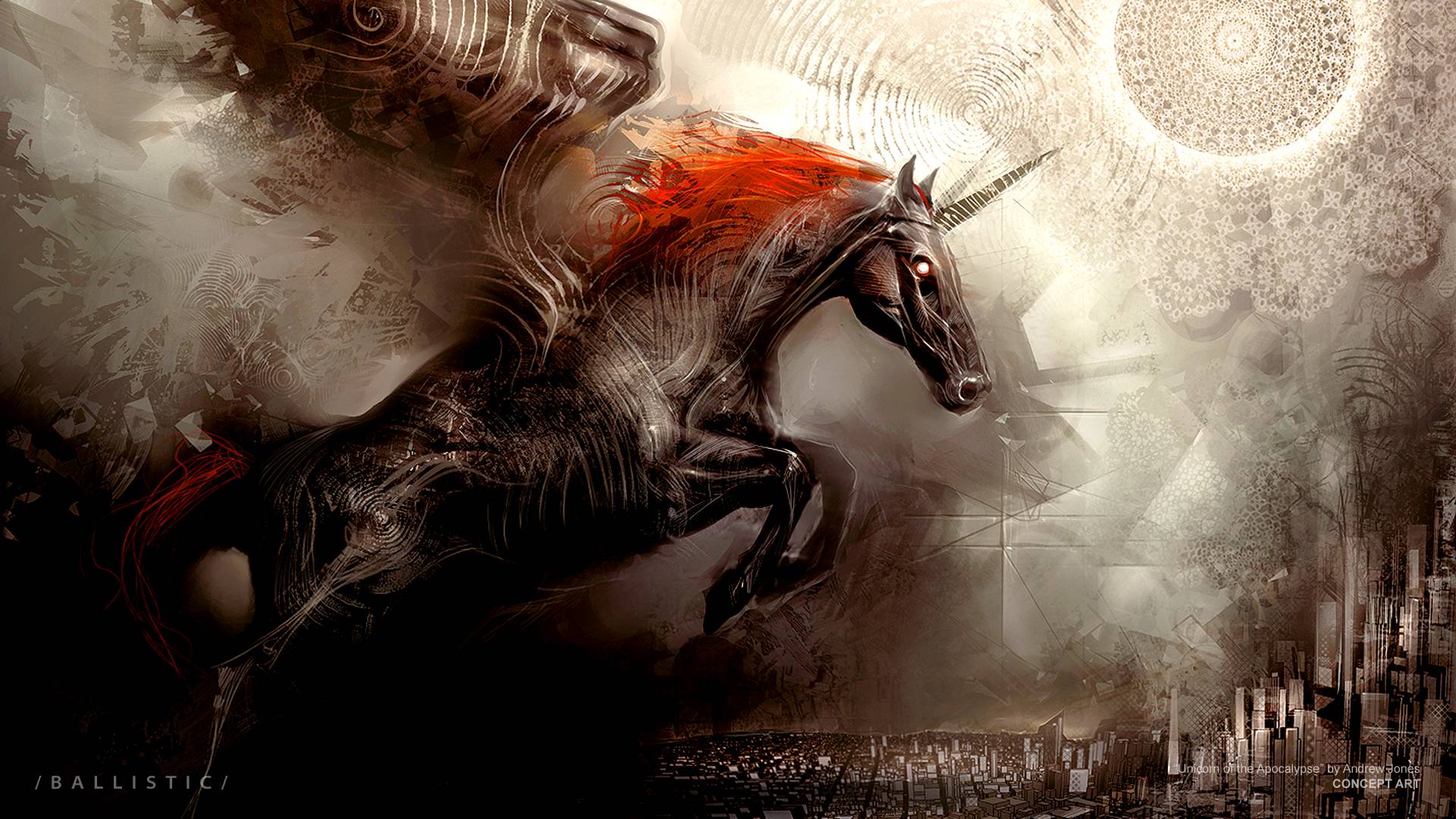 Unicorn of the Apocalypse Games Wallpaper free download high