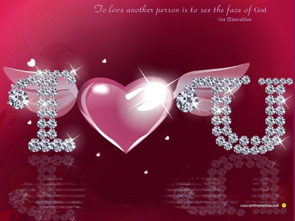 I Love You Hearts Wallpaper