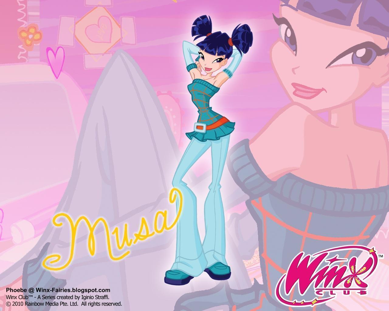 Winx Fairies. News: Official Wallpaper: Musa