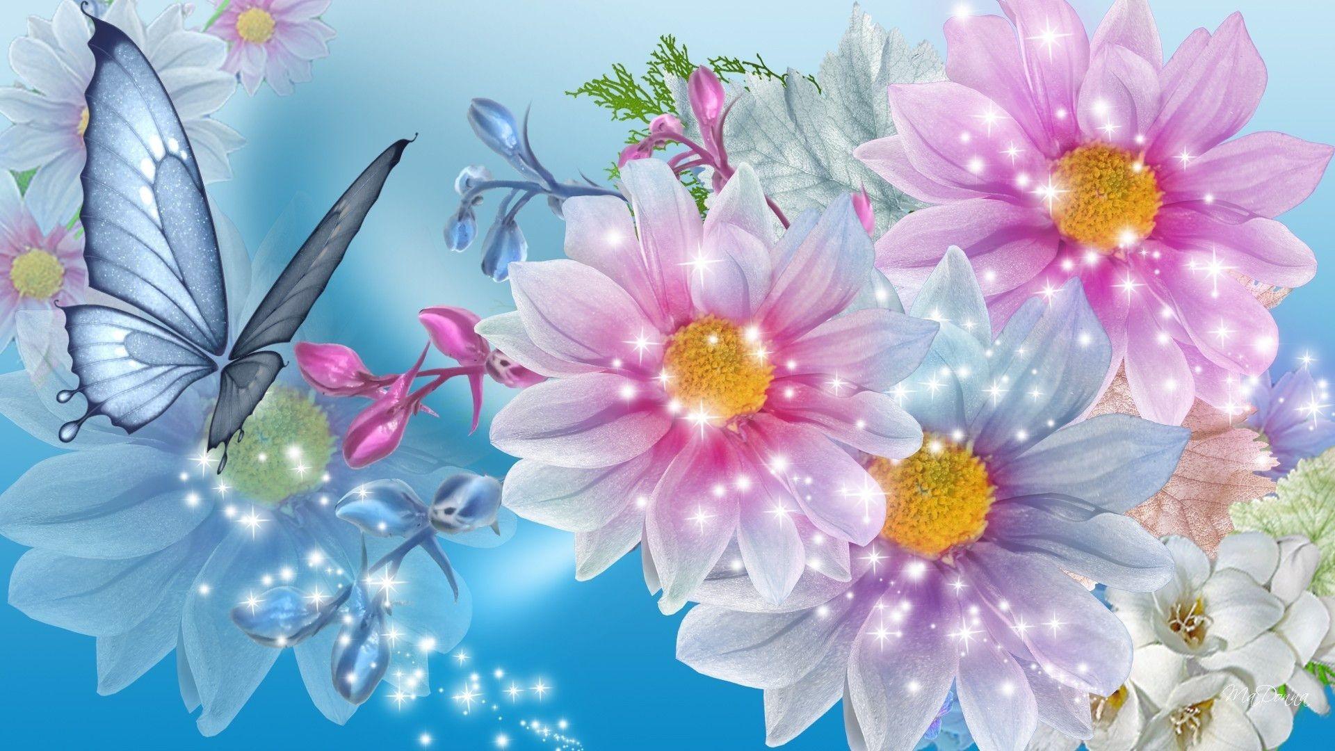 46+ Download Wallpaper Animasi Flower