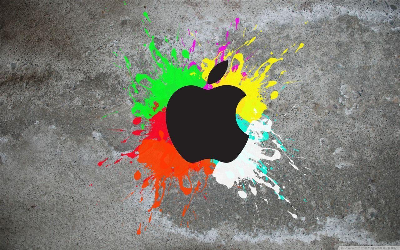 Colorful Apple Think Different Apple Mac Desktop Wallpaper