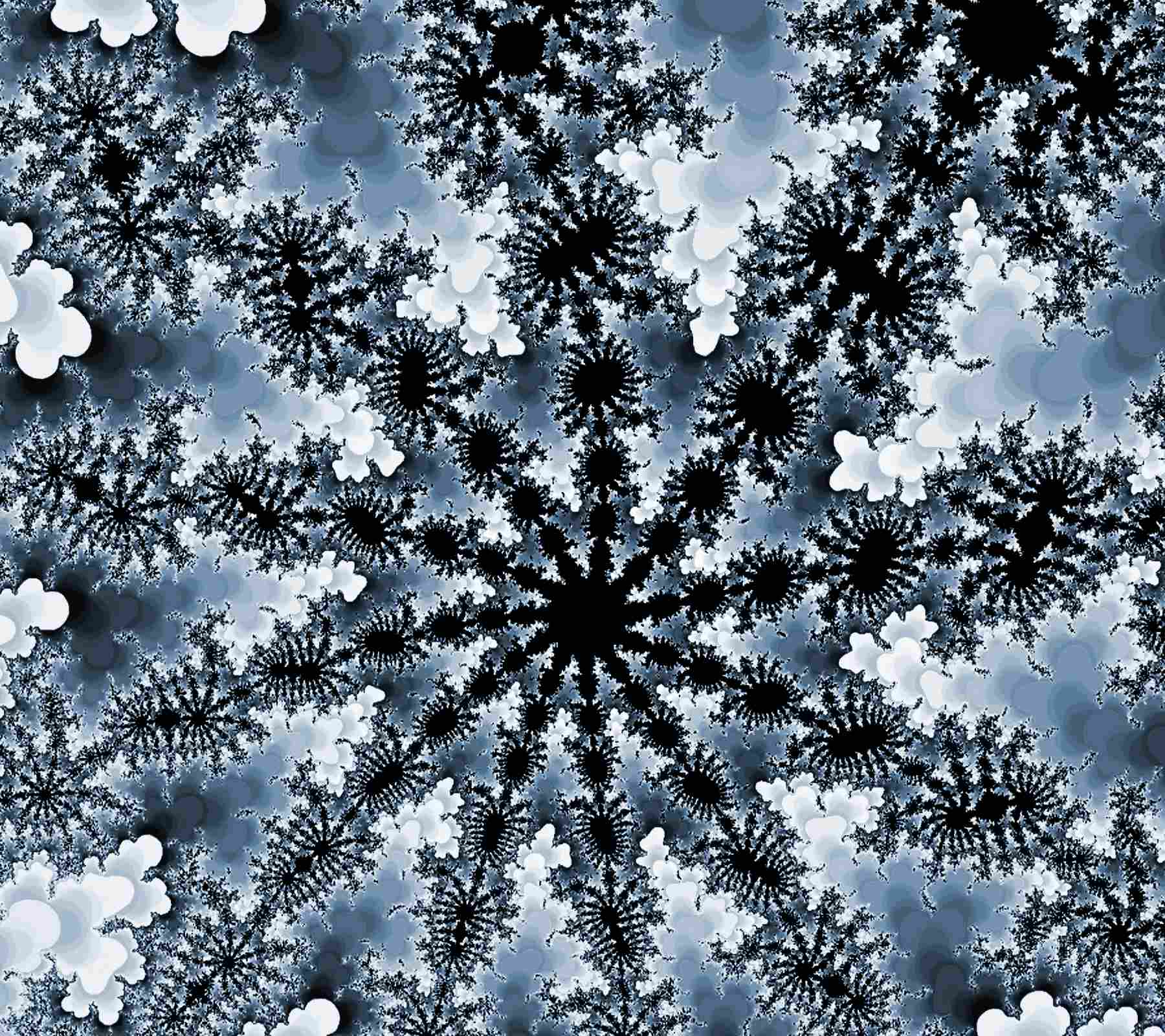 Free Blue Gray Mandelbrot Fractal Background 1800x1600 Background