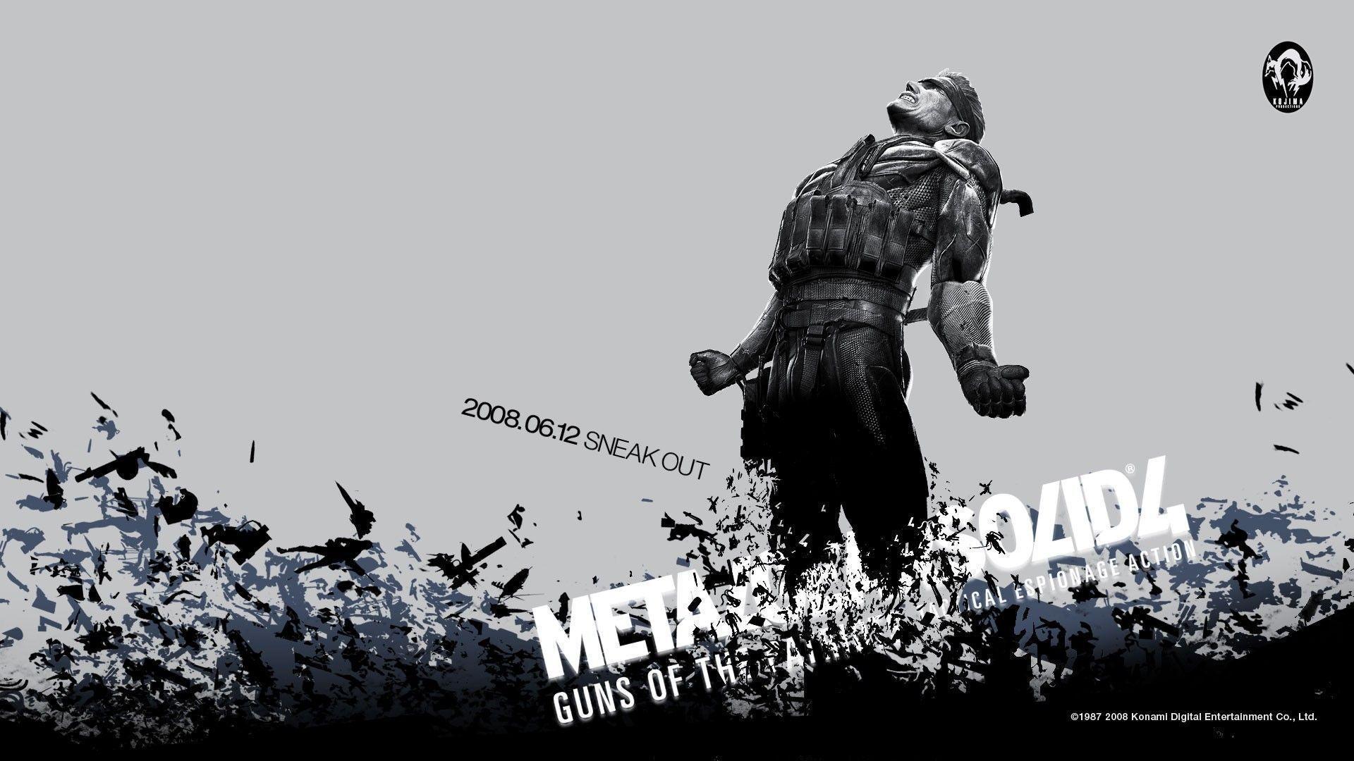 Solid Snake Metal Gear Solid 4 Wallpaper HD