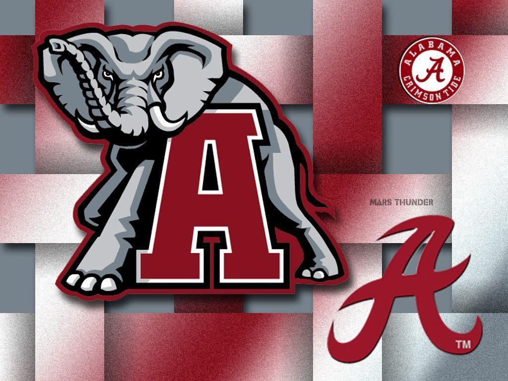 Alabama Crimson Tide Logo Wallpapers Wallpaper Cave