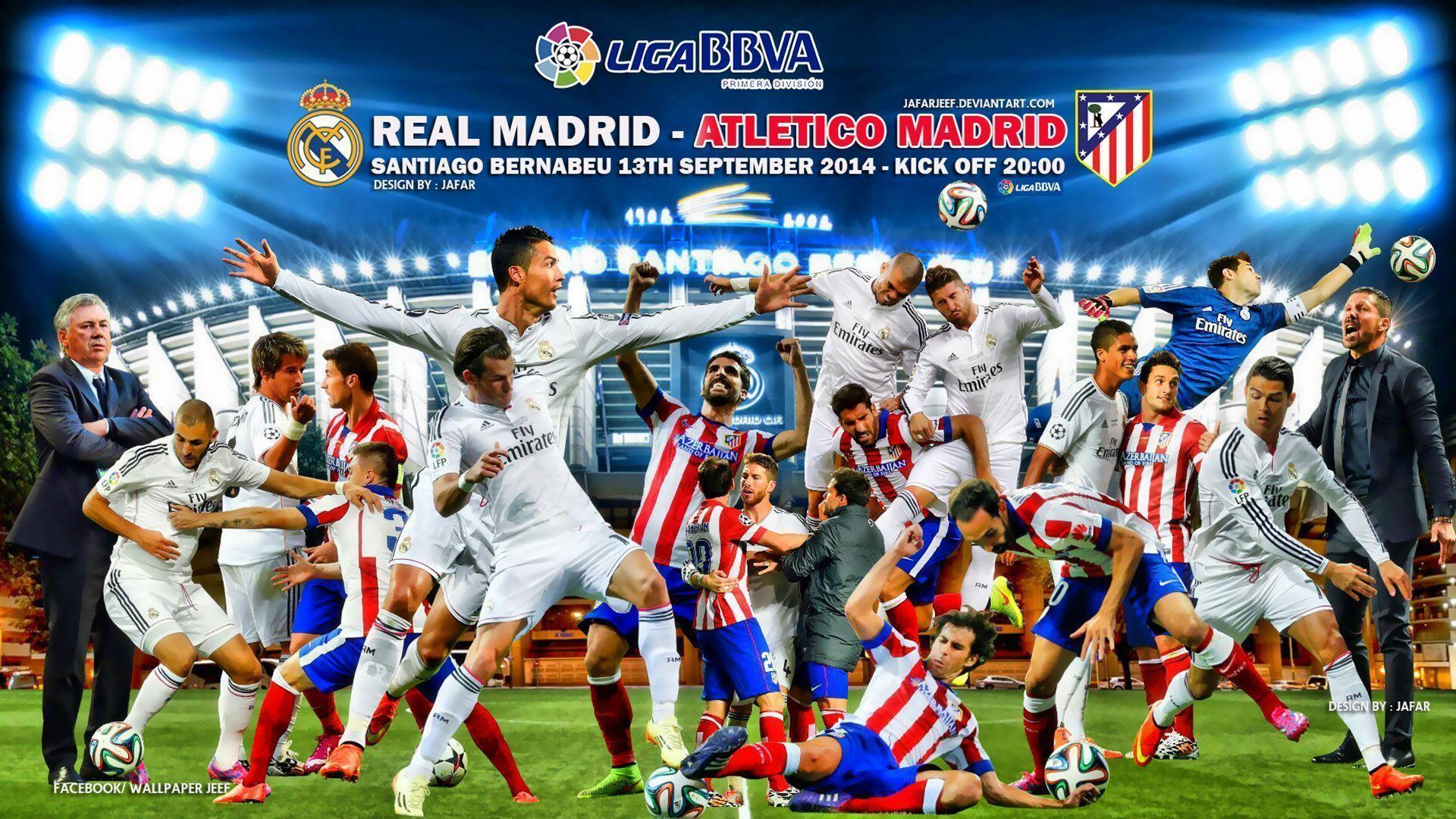 Real Madrid V Atletico Madrid Liga BBVA 2014 15 Wallpaper Wide Or