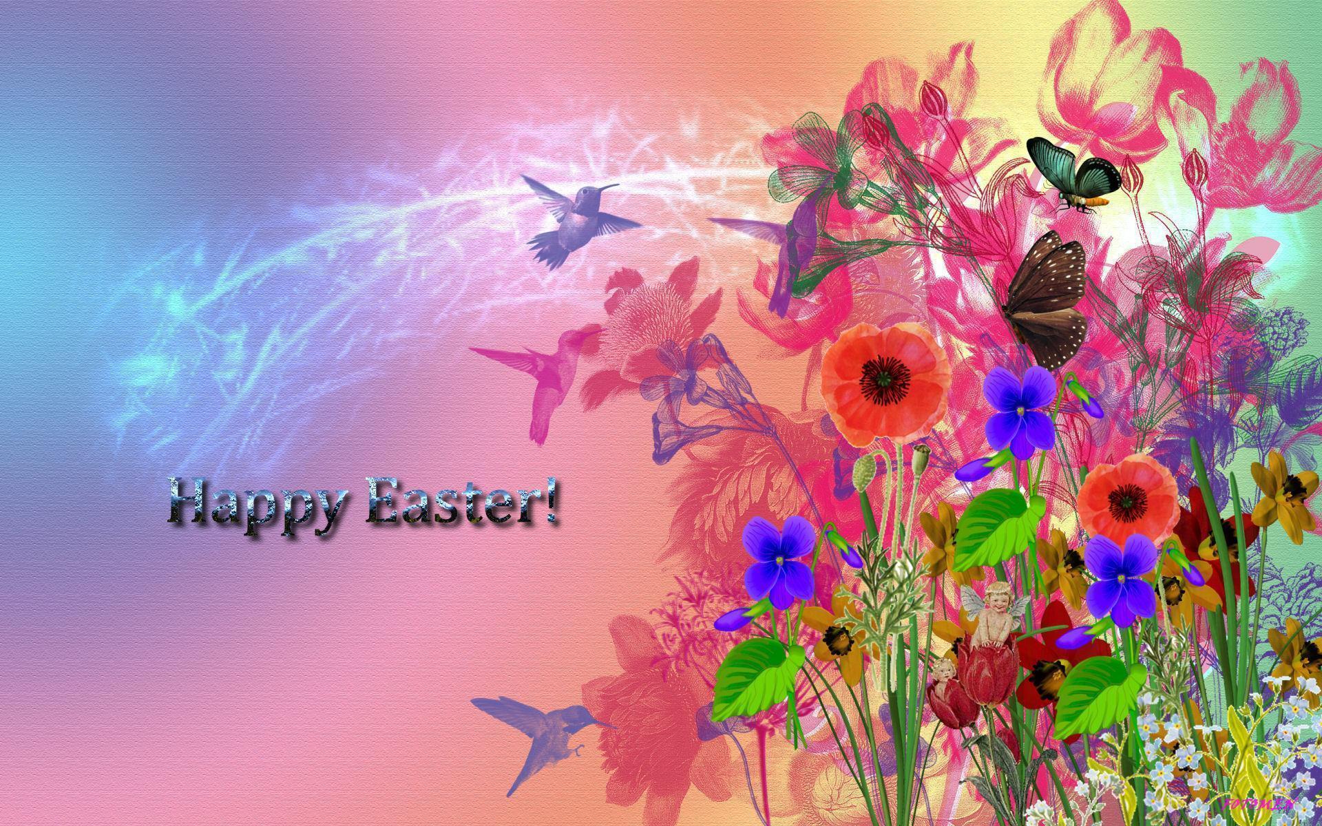 Free Easter Flowers Picture. Free Desk Wallpaper