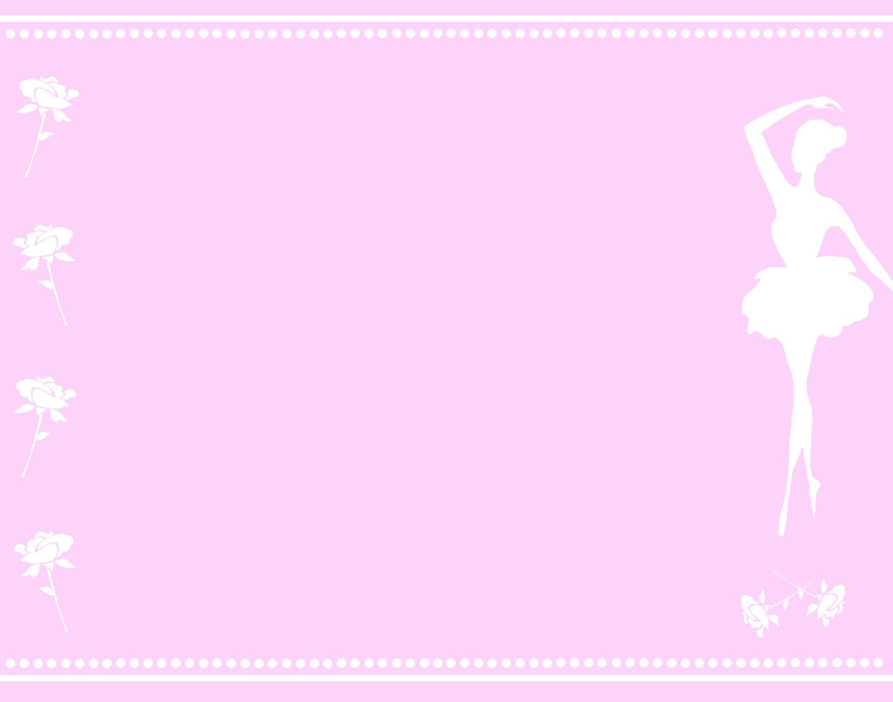 Balet sports PPT Background for Presentation