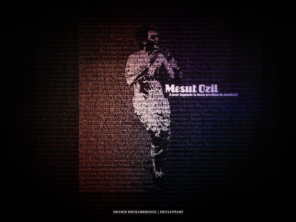 Download new mesut ozil art background HD collections of desktop