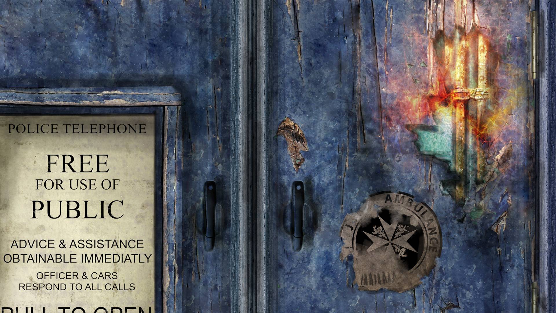 Broken Tardis Doors Doctor Who Tv Series hd wallpapers #