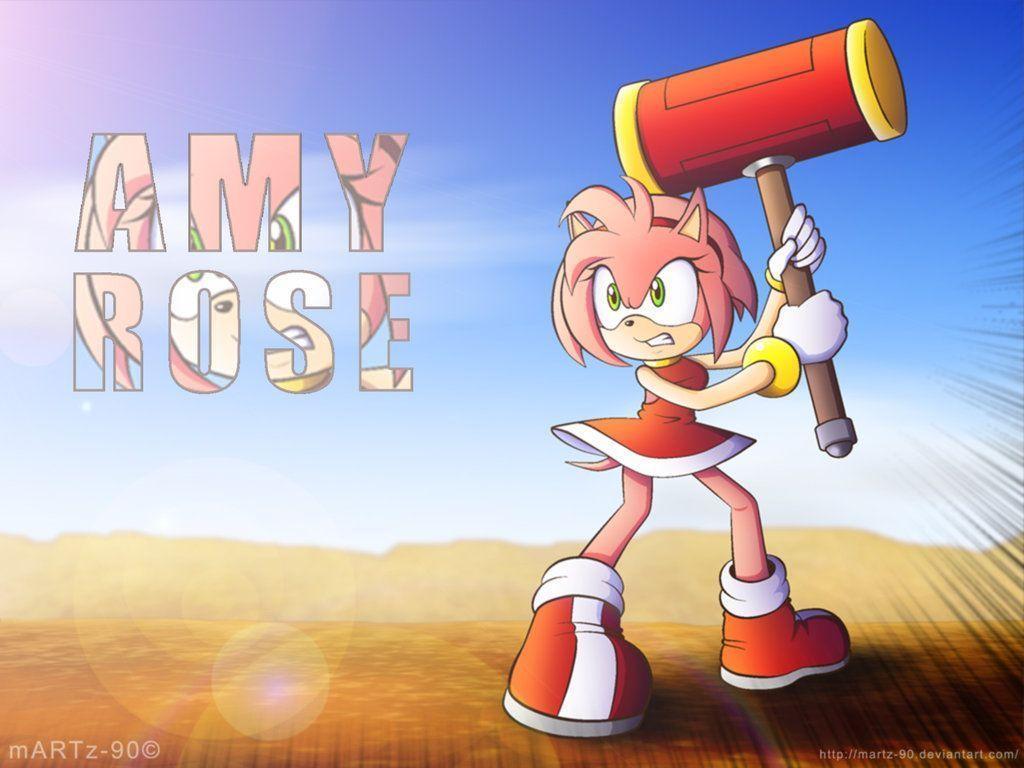 Amy Rose Wallpaper By MARTz 9o