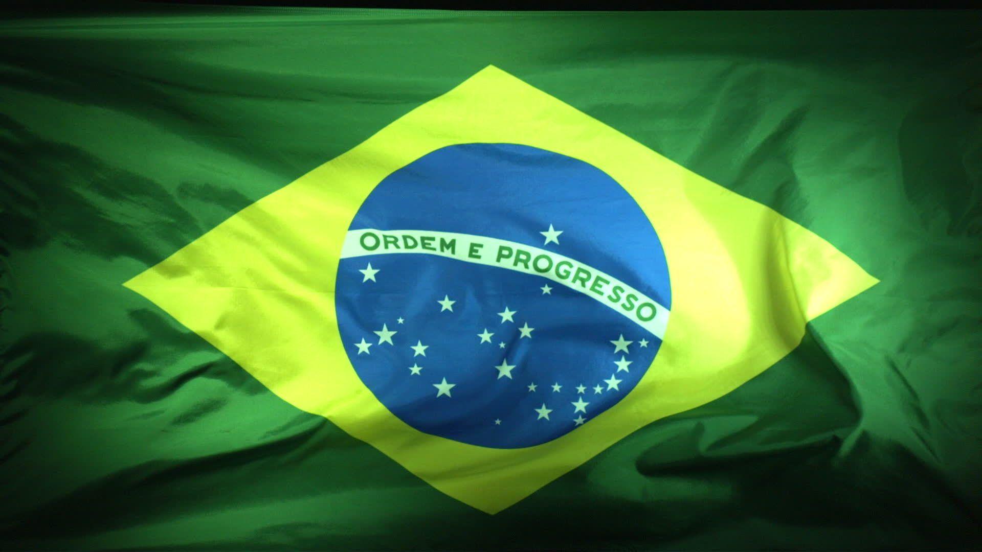 Brazil Flag Waving Flag Wallpaper HD