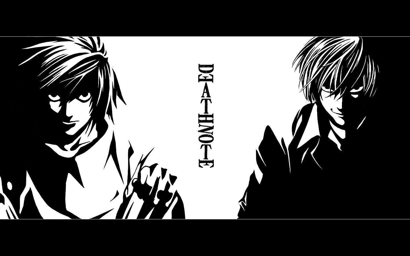 Death Note Wallpaper L And Light My Blog