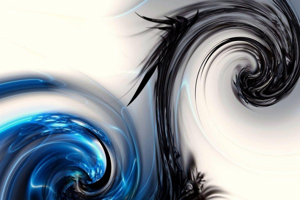 Black And Blue Abstract Backgrounds Widescreen 2 HD Wallpapers