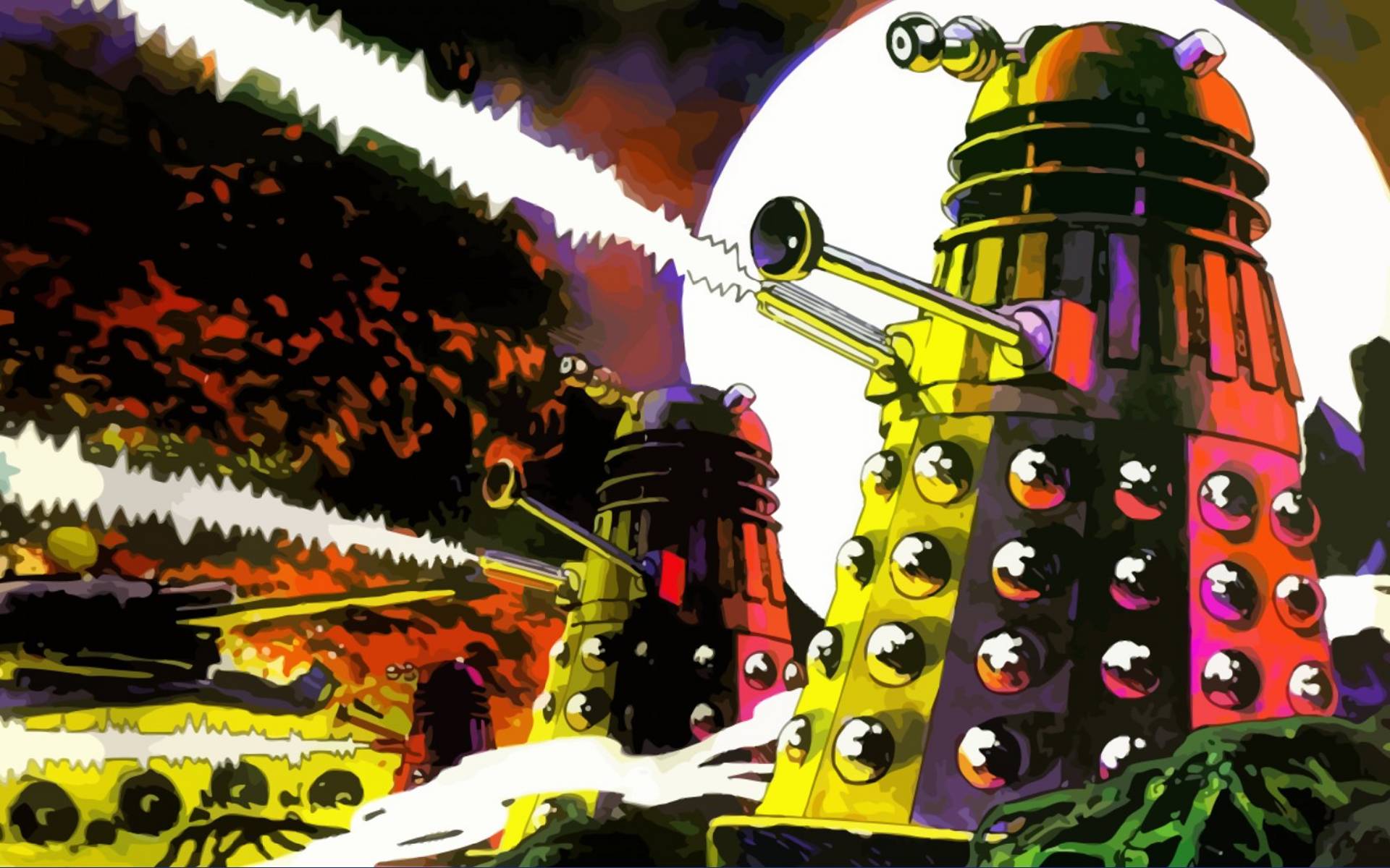 Download Dalek Exterminate Wallpaper 1920x1200