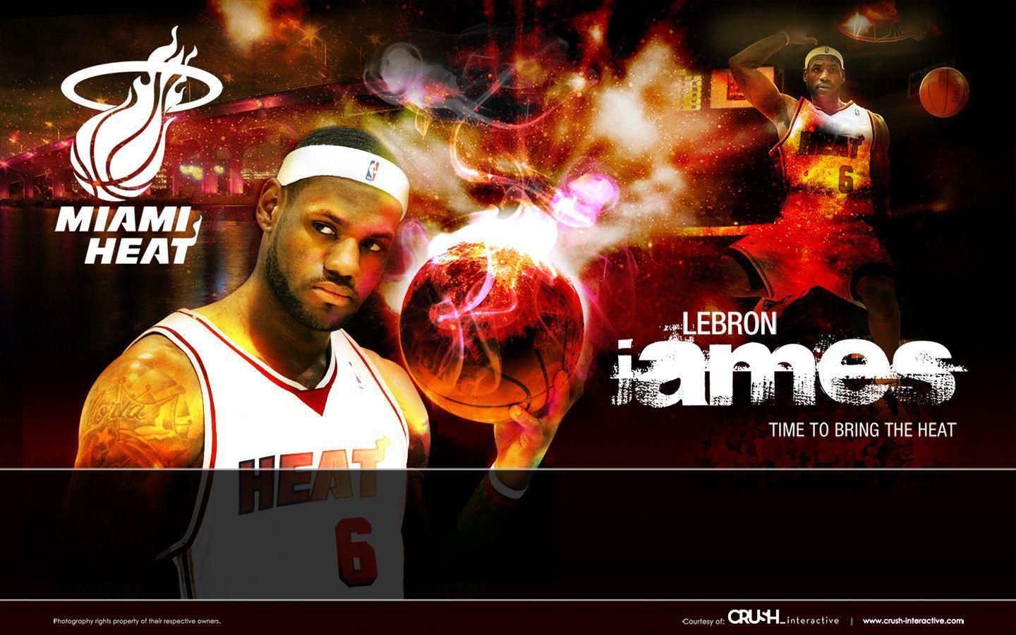 Lebron James Miami Heat Wallpaper 119664 High Definition