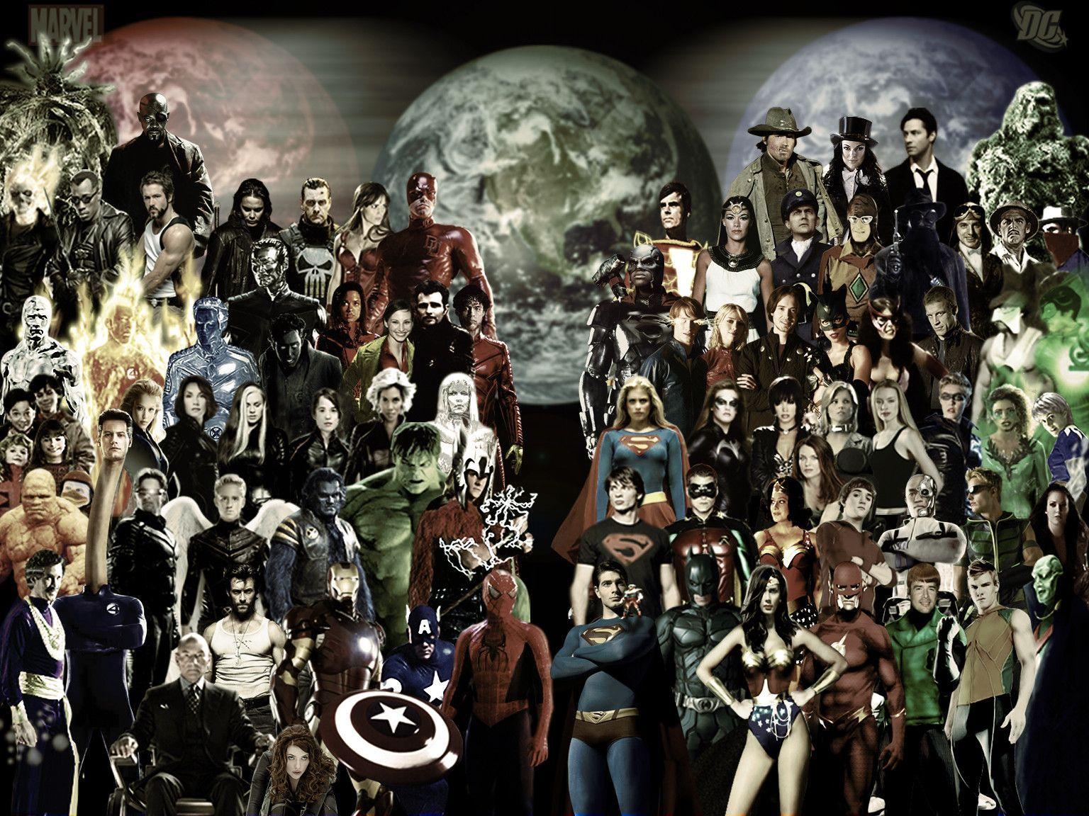 image For > Marvel Superhero Wallpaper
