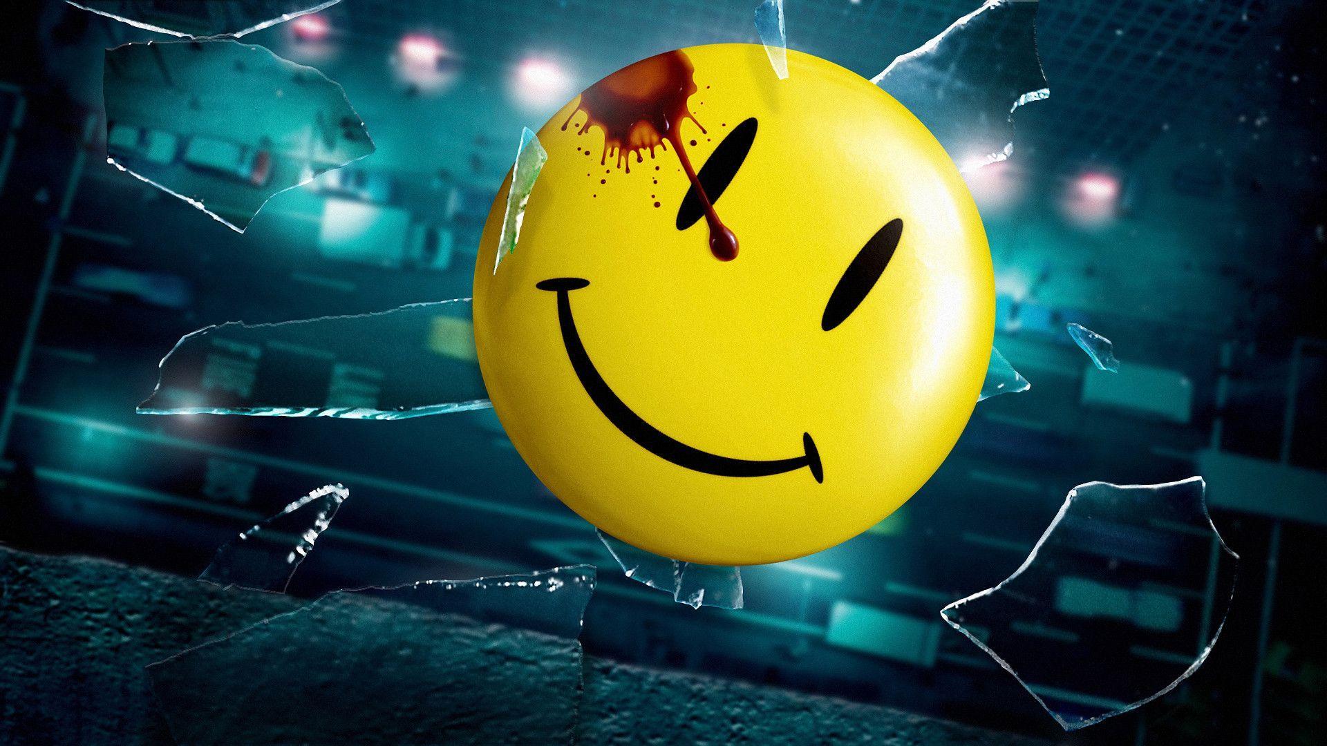 Watchmen Smiley Wallpaper