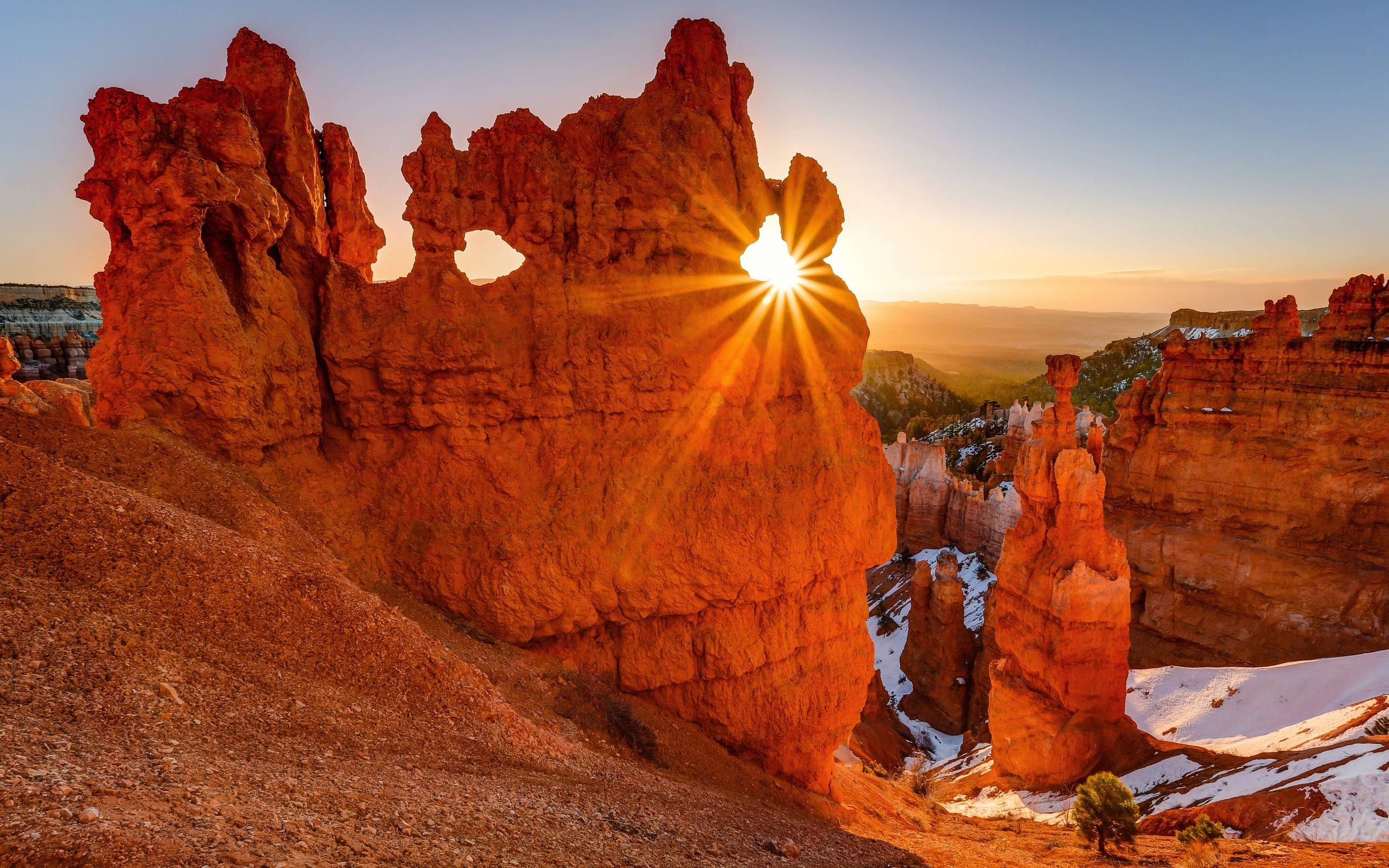 Utah mountains rocks landscape sunset wallpaperx1600