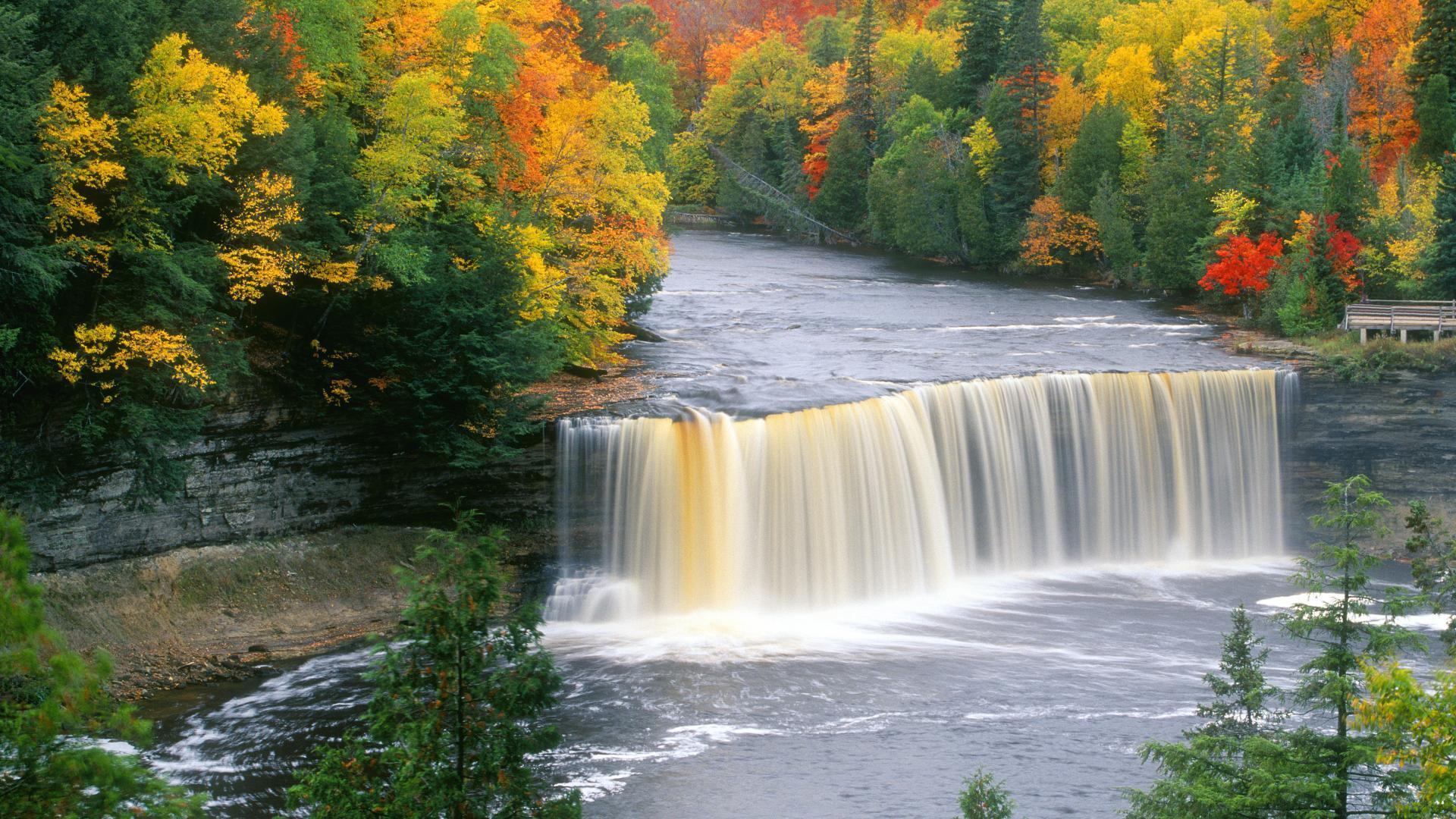Waterfall, Autumn, Nature, Noise, River, Rust, Water, Waterfalls