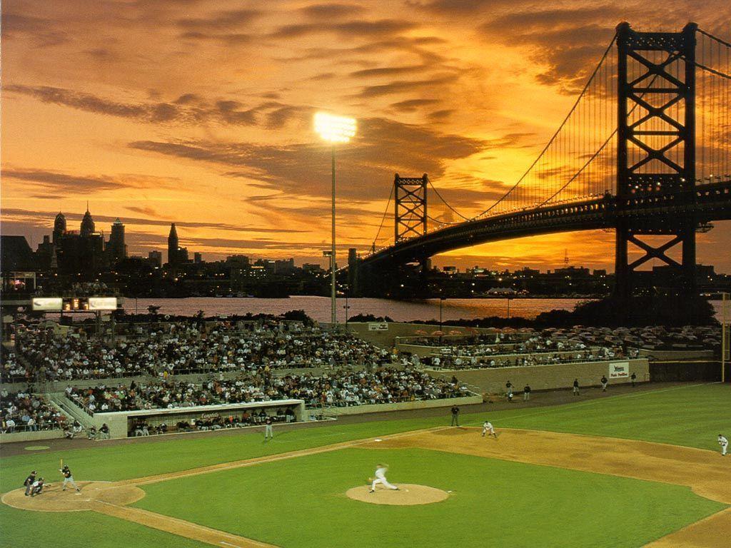Baseball Field Sunset Landscape Wallpaper Andr 1024x768PX